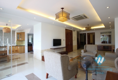 Nice apartment with back yard for rent in Xuan Dieu street, Tay Ho district, Hanoi